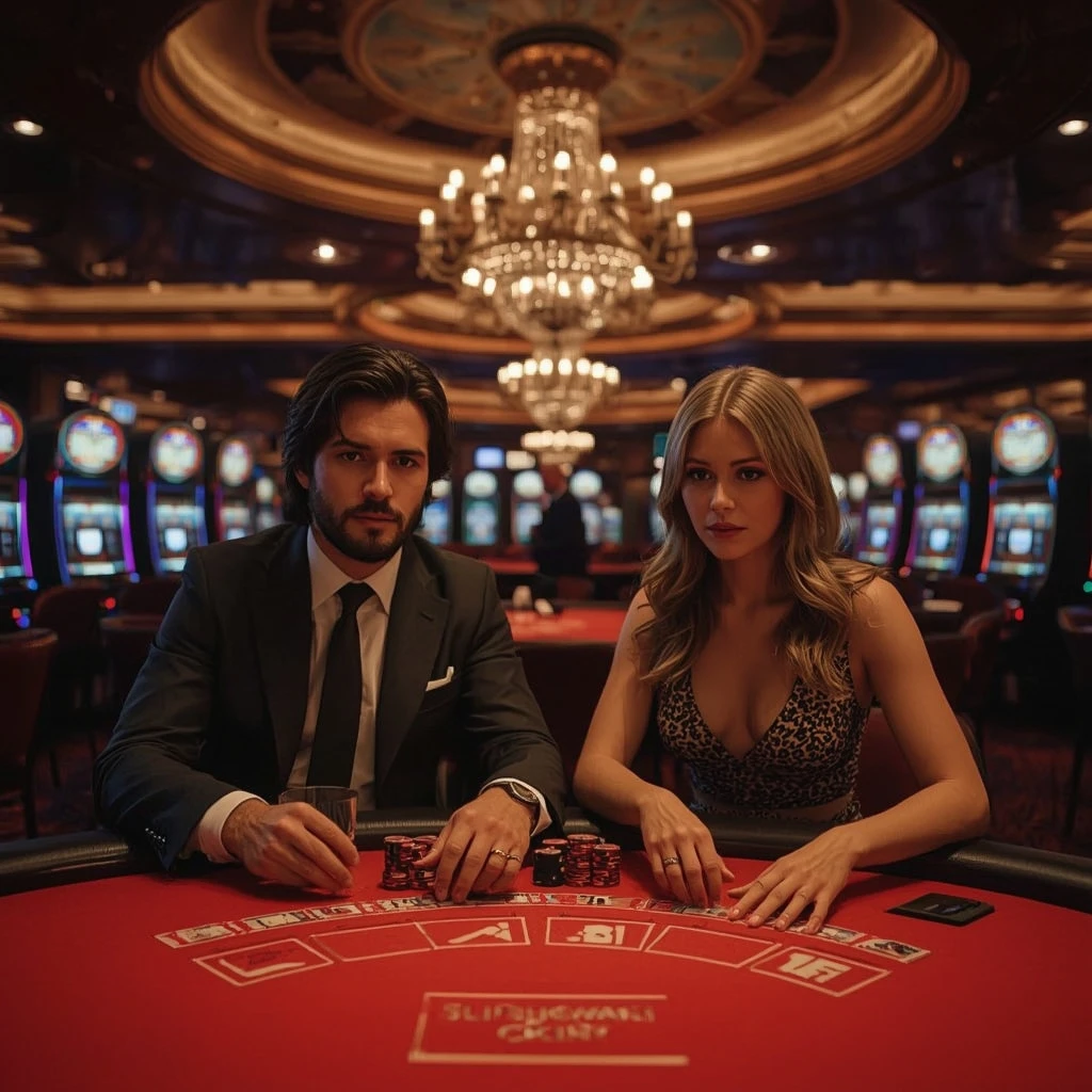 Dos jugadores de póker en IZZI CASINO